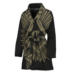 Masonic Freemasonry Print Women's Bathrobe