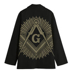 Masonic Freemasonry Print Women's Blazer