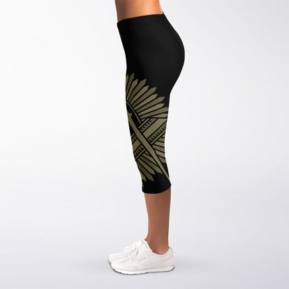 Masonic Freemasonry Print Women's Capri Leggings
