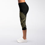 Masonic Freemasonry Print Women's Capri Leggings