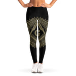 Masonic Freemasonry Print Women's Leggings