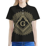 Masonic Freemasonry Print Women's Polo Shirt
