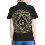 Masonic Freemasonry Print Women's Polo Shirt