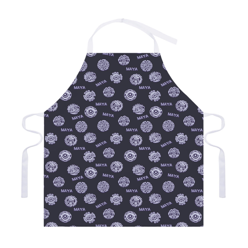 Maya Symbol Pattern Print Adjustable Apron