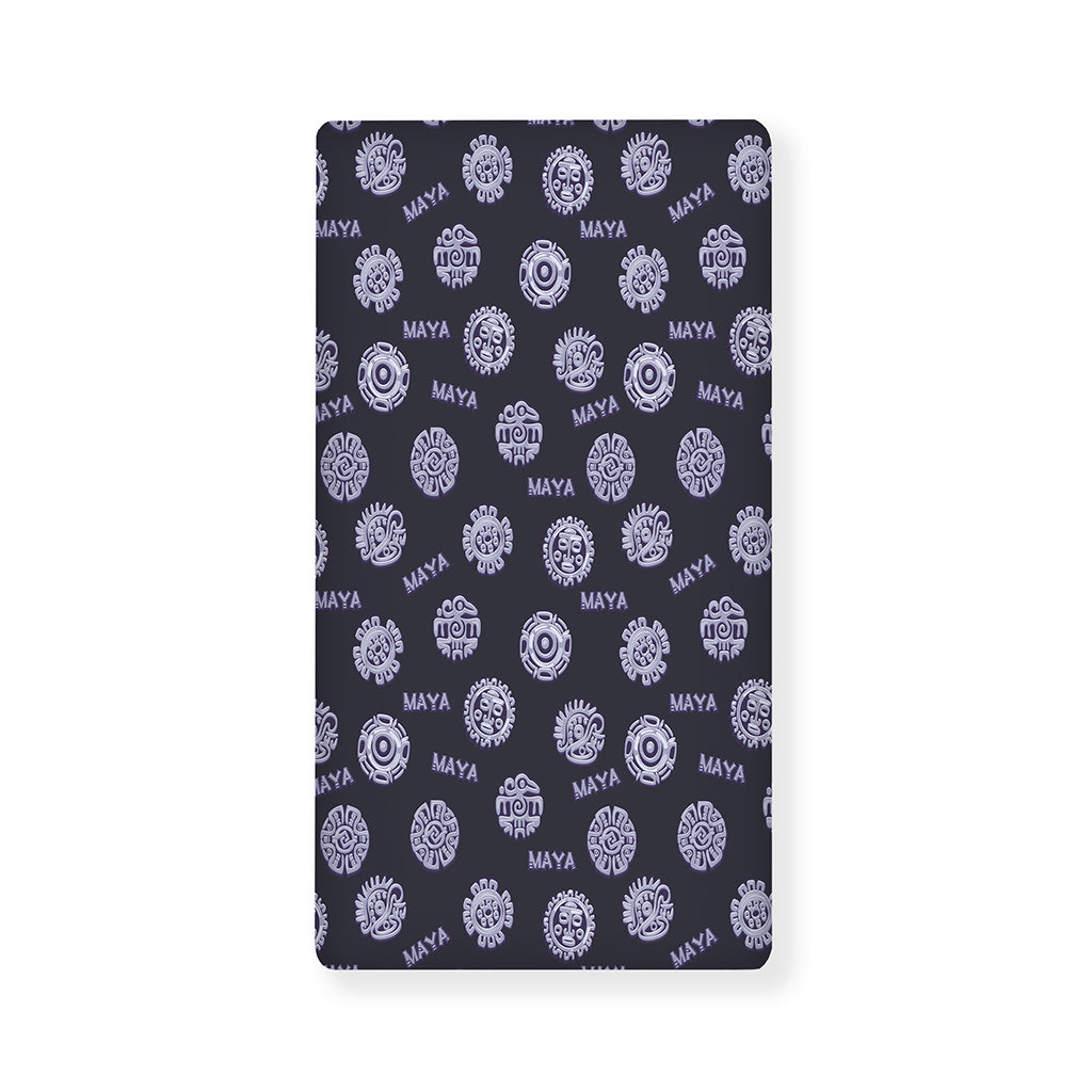 Maya Symbol Pattern Print Baby Crib Sheet
