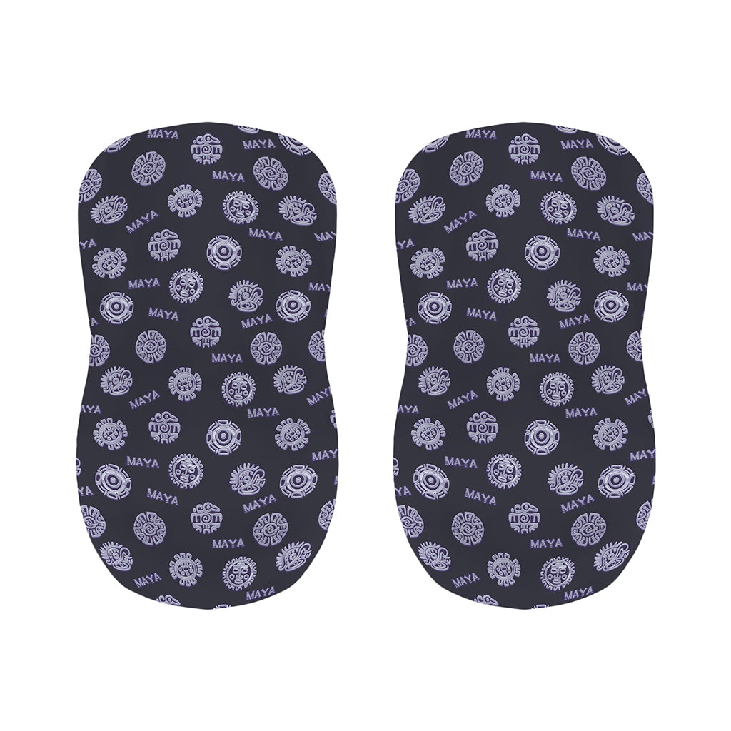 Maya Symbol Pattern Print Bar Stool Covers
