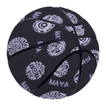 Maya Symbol Pattern Print Basketball