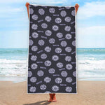 Maya Symbol Pattern Print Beach Towel