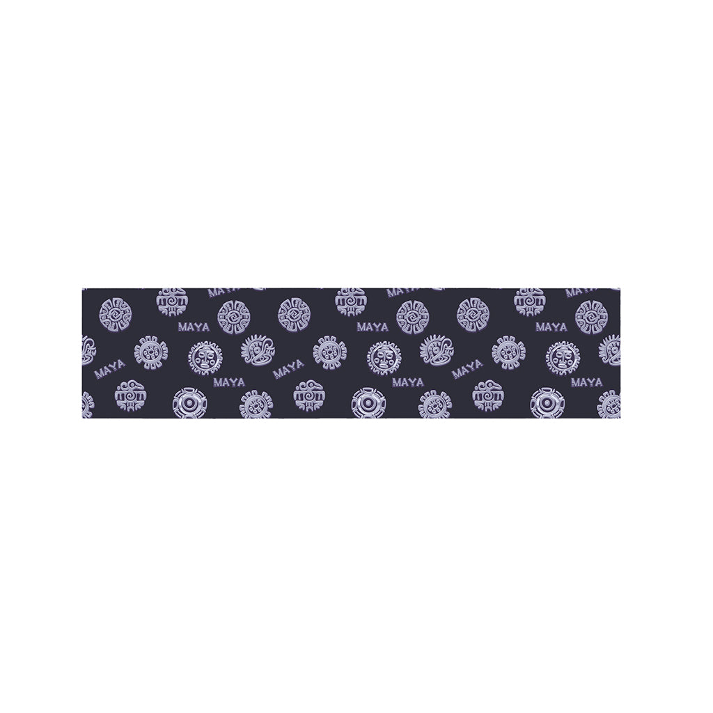 Maya Symbol Pattern Print Bed Runner