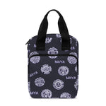 Maya Symbol Pattern Print Bible Tote Bag