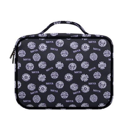 Maya Symbol Pattern Print Briefcase Bible Bag