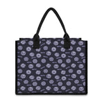 Maya Symbol Pattern Print Canvas Tote Bag