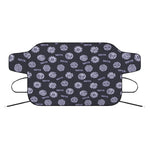 Maya Symbol Pattern Print Car Windshield Snow Cover