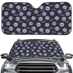 Maya Symbol Pattern Print Car Windshield Sun Shade