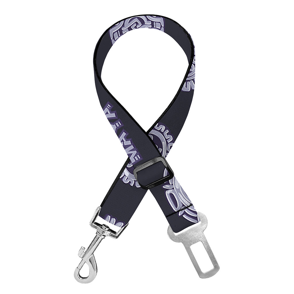 Maya Symbol Pattern Print Dog Seat Belt