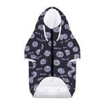 Maya Symbol Pattern Print Dog Zip Up Hoodie