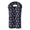 Maya Symbol Pattern Print Double Neoprene Wine Tote