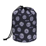 Maya Symbol Pattern Print Drawstring Makeup Bag