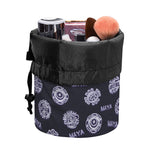 Maya Symbol Pattern Print Drawstring Makeup Bag