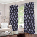 Maya Symbol Pattern Print Extra Wide Grommet Curtains