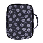 Maya Symbol Pattern Print Front Pocket Bible Bag