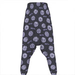 Maya Symbol Pattern Print Hammer Pants
