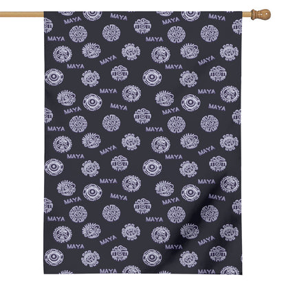 Maya Symbol Pattern Print House Flag