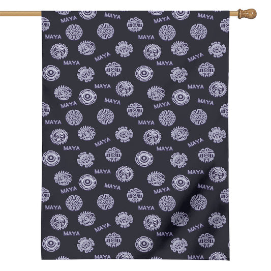 Maya Symbol Pattern Print House Flag