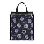 Maya Symbol Pattern Print Insulated Lunch Tote