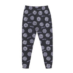 Maya Symbol Pattern Print Jogger Pants