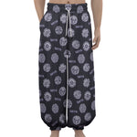 Maya Symbol Pattern Print Lantern Pants