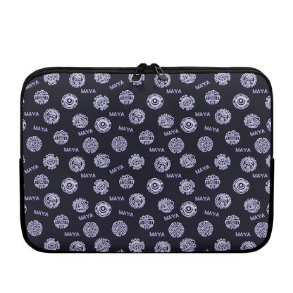Maya Symbol Pattern Print Laptop Sleeve