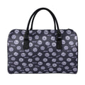 Maya Symbol Pattern Print Leather Duffel Bag