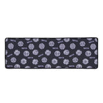 Maya Symbol Pattern Print Long Kitchen Mat