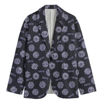 Maya Symbol Pattern Print Men's Blazer