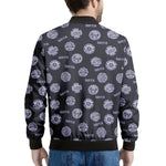Maya Symbol Pattern Print Men's Bomber Jacket