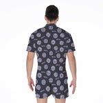 Maya Symbol Pattern Print Men's Rompers