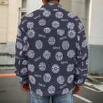 Maya Symbol Pattern Print Men's Shirt Jacket