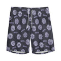 Maya Symbol Pattern Print Men's Athletic Shorts