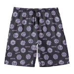 Maya Symbol Pattern Print Men's Swim Trunks