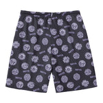 Maya Symbol Pattern Print Men's Swim Trunks