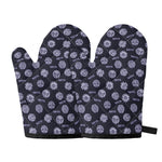 Maya Symbol Pattern Print Oven Mitts