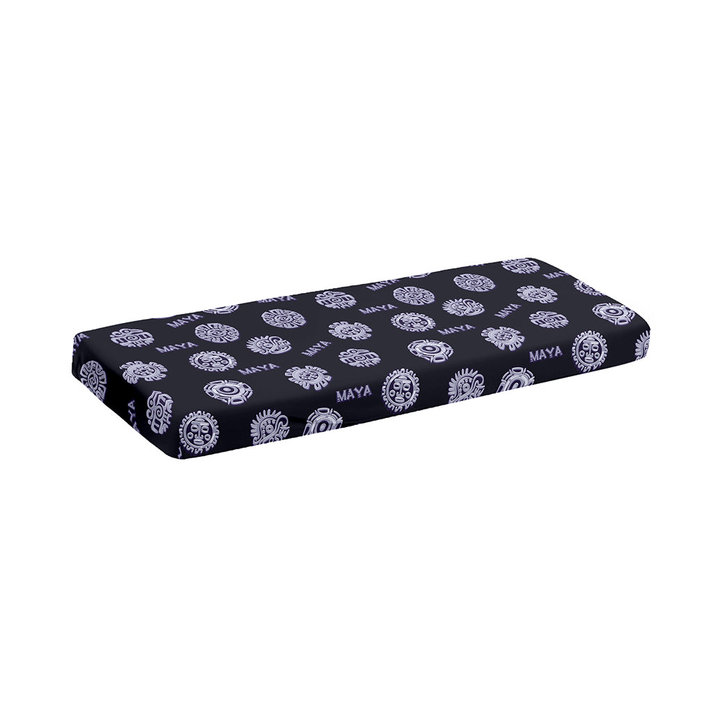 Maya Symbol Pattern Print Piano Keyboard Cover