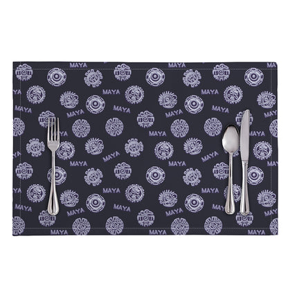Maya Symbol Pattern Print Placemat