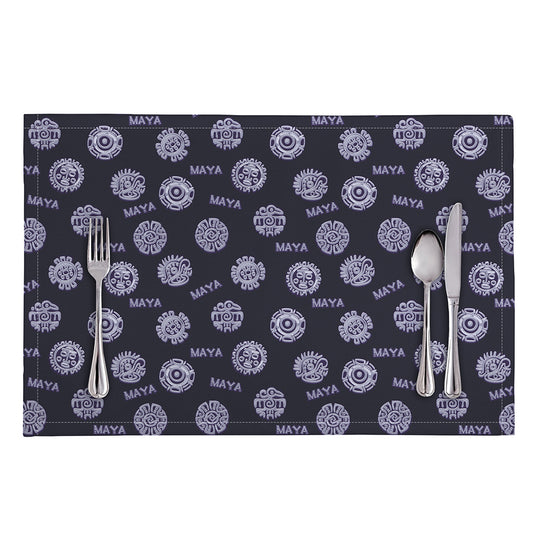 Maya Symbol Pattern Print Placemat