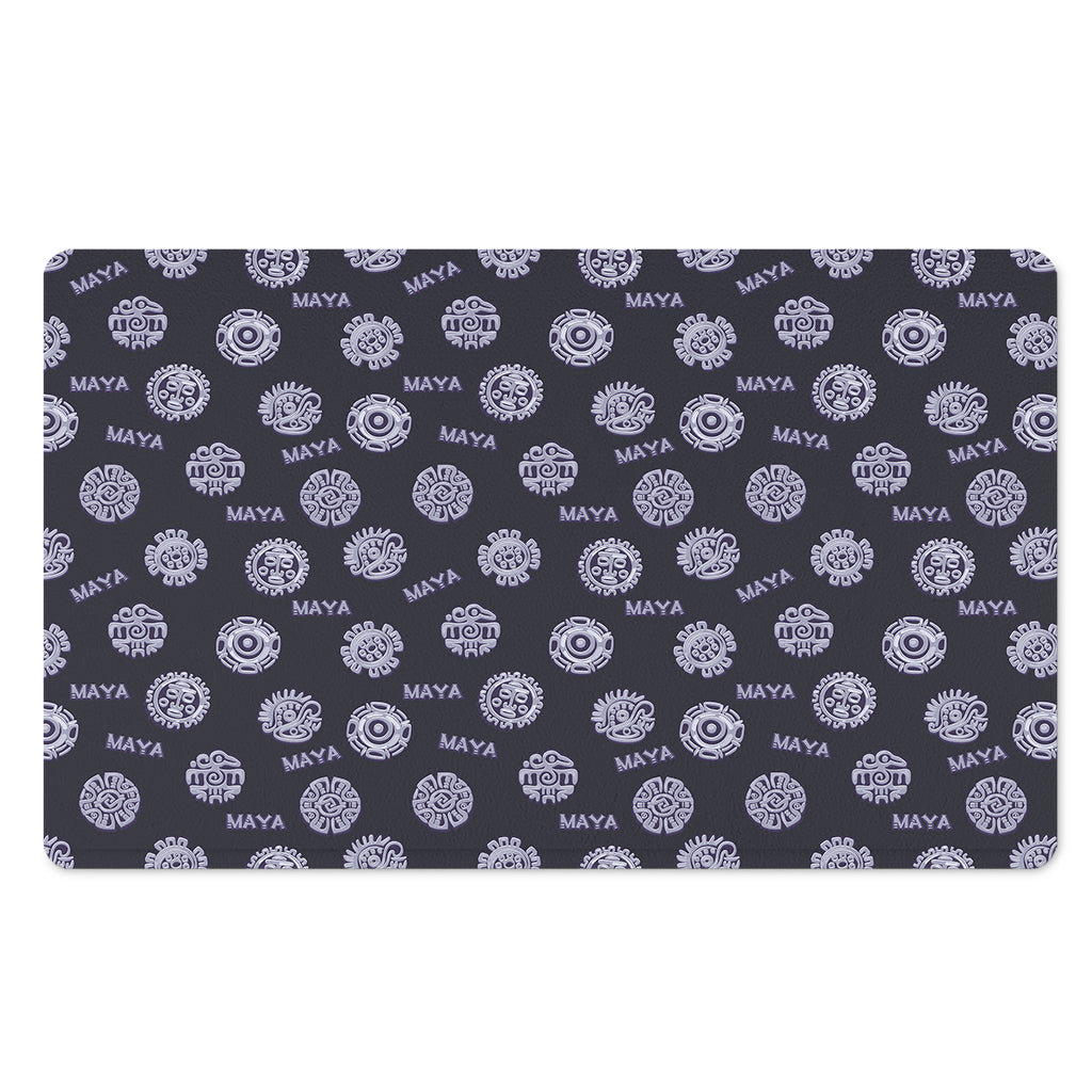 Maya Symbol Pattern Print Polyester Doormat