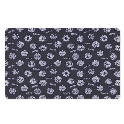 Maya Symbol Pattern Print Polyester Doormat