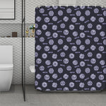 Maya Symbol Pattern Print Polyester Shower Curtain