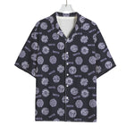 Maya Symbol Pattern Print Rayon Hawaiian Shirt