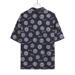 Maya Symbol Pattern Print Rayon Hawaiian Shirt